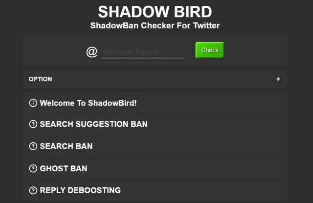 Shadow-Birdのトップページ